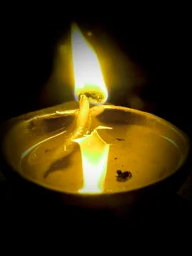 Flame, diya Stock Photos