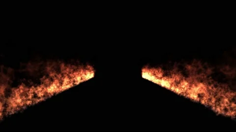 Flame Fire CG Particle Animation Motion ... | Stock Video | Pond5