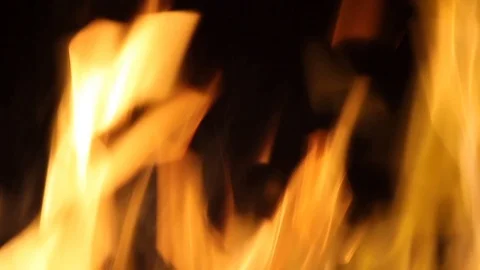 Flame of Fire on The Entire Screen 库存影片 89613122