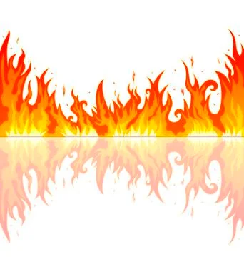 Flame of the fire Stock Illustration