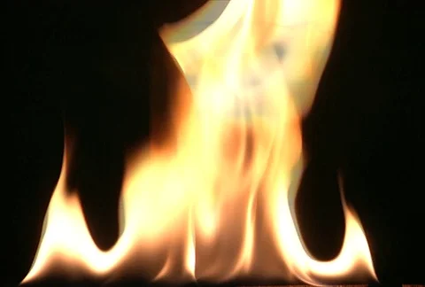 Flame Fire part 2 Stock Footage 97548776
