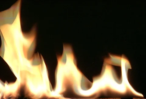 Flame Fire part 3 Stock Footage 97548779