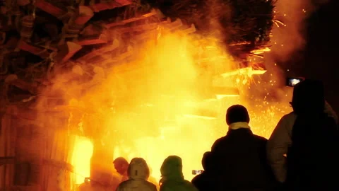 Flame Stock Footage 132608514