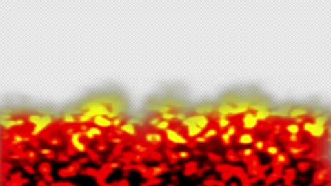 Flame Footage with Transparent Background Vidéo 318483419