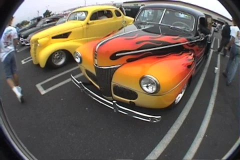 Flame fords  Stock Footage 366939