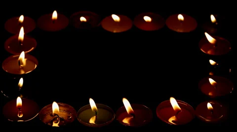 Flame  frame on black Stock Footage 35625157