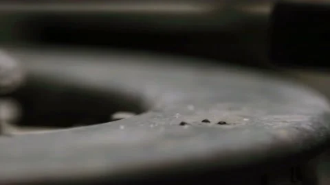 Flame Gas Burner Stock Footage 146708126