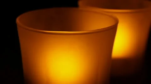 Flame in glass Stock Footage 10755927