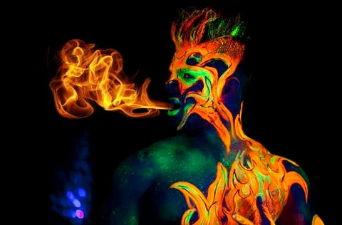 Flame heart Stock Illustration