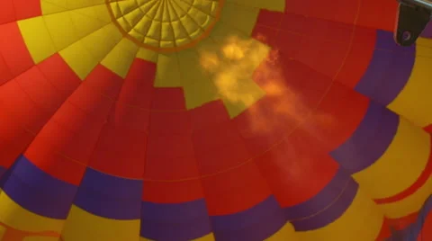 Flame heats up air Stock Footage 56458392