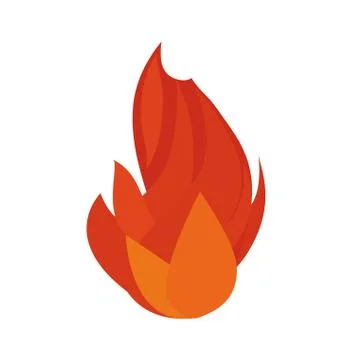 Flame icon. Fire design. Vector graphic 스톡 일러스트