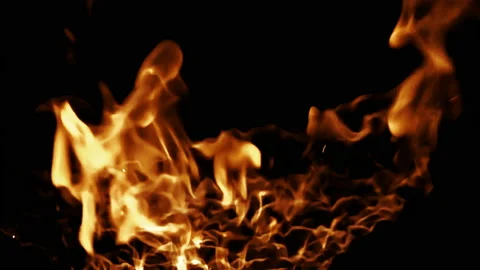 Flame Ignite in slow motion Stock Footage 104814803
