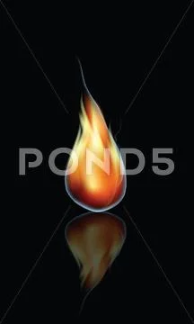 Flame Stock Illustration