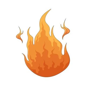 Flame illustration Stock Illustration