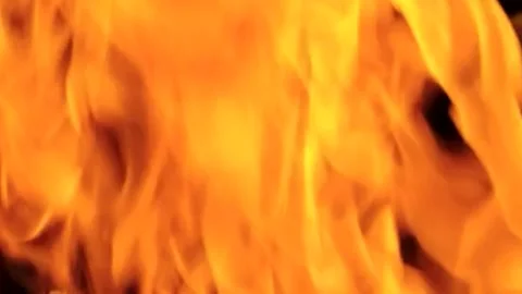Flame Inferno - Slow Motion Stock Footage 270045499