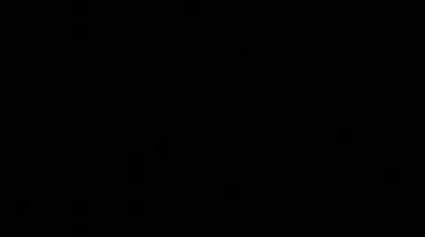 Flame jet isolated on black background Stock-Footage 43213661