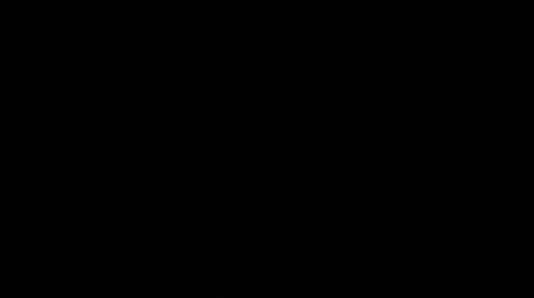 Flame jet isolated on black background Stock Footage 43213666