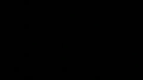 Flame jet isolated on black background Stock Footage 43213673