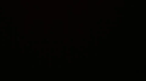 Flame jet isolated on black background Stock Footage 43213690