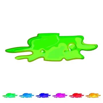 Flame lava hot cartoon vector graphic Stockillustratie