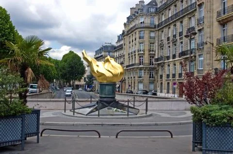 Flame of Liberty, Paris Stock Photos