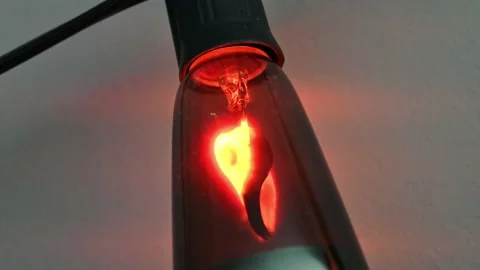 Flame Light Flickering Stock Footage 172584022