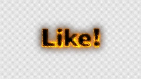 Like! Flame Lines Stock Footage 309473274