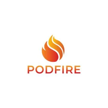 Flame logo design Stock Illustration