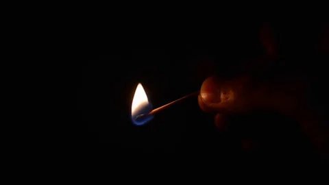 Flame, match Stock Footage 79804207