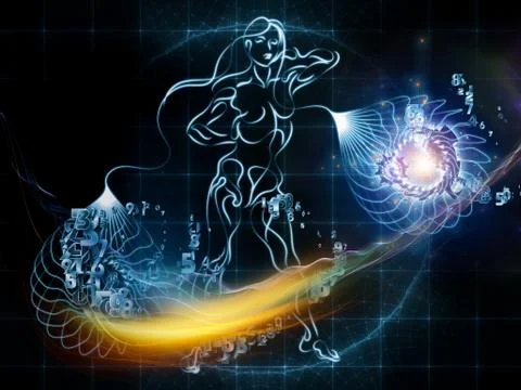 The Flame of Mind Stock Illustration
