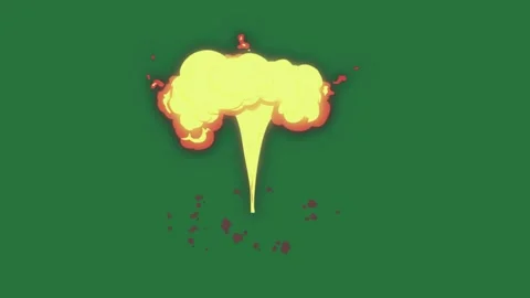 Flame Motion On Green Screen Chroma Key Background Stock Footage 338015550