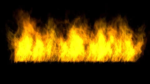 Flame orange. Lower third Stock Footage 25859290
