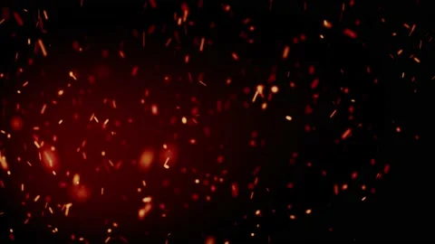 Flame particular abstract animation. Video stock 173622715