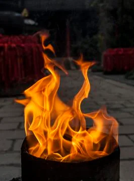 Flame Foto stock
