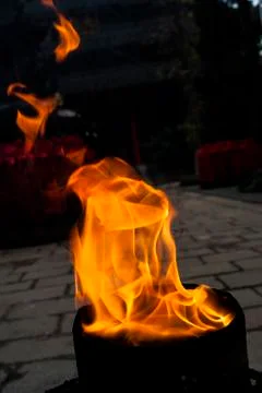 Flame Foto stock