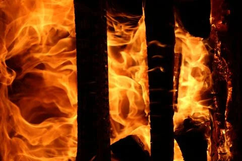 The flame Stockfoto's