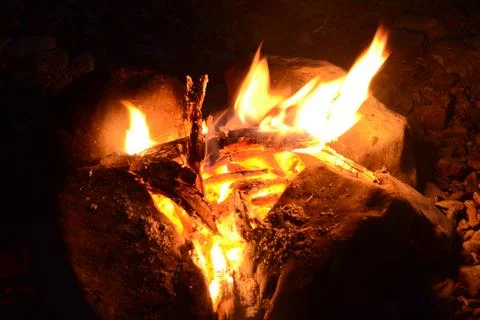 Flame Foto stock
