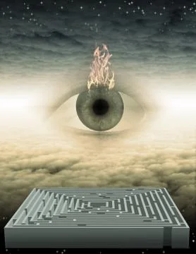 Flame of Purity 스톡 일러스트