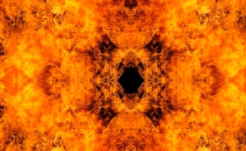 Flame red. Stock Illustration