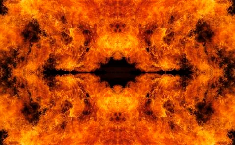 Flame red. Stock Illustration