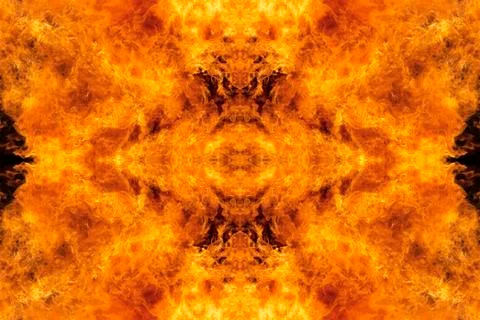 Flame red. Stock Illustration