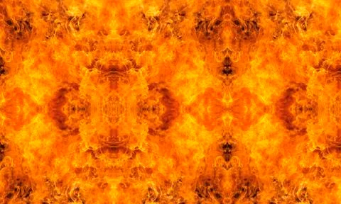 Flame red. Stock Illustration