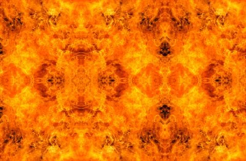 Flame red. Stock Illustration