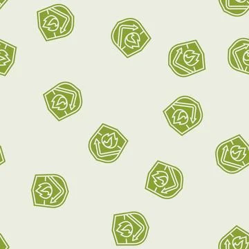 Flame retardant glyph seamless pattern Stock Illustration