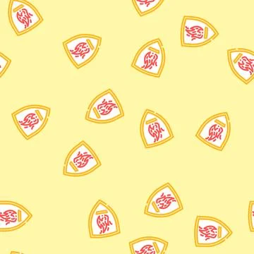 Flame retardant vector seamless pattern Stock Illustration