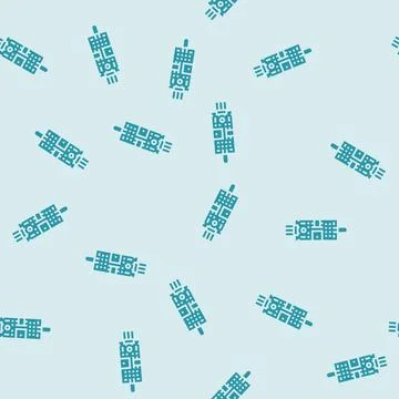 Flame sensor module glyph seamless pattern Stock Illustration
