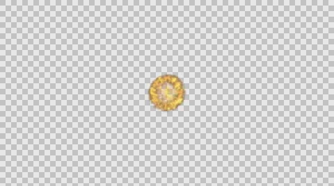 Flame Shock Wave - Alpha Matte Stock Footage 65757670