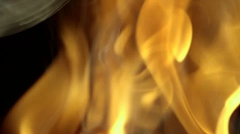 Flame, Slow Motion Stock Footage 9293401