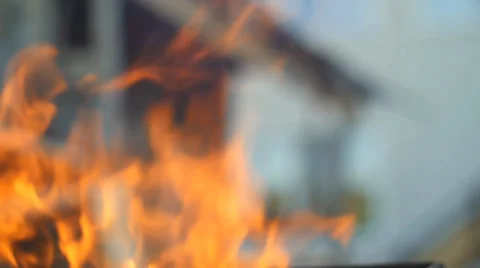 Flame slow motion Stock Footage 38844682