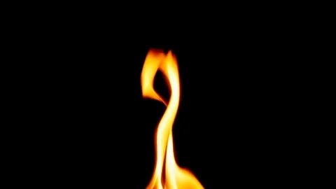 Flame Slowmotion Alpha Channel 120fps Video stock 77731312